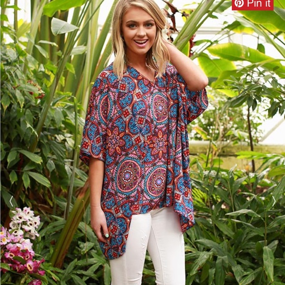 Meritt Fruit Punch Tunic top, OS from Shop Impressions - Picture 1 of 8